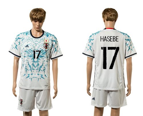 Japan #17 Hasebe Away Soccer Country Jersey