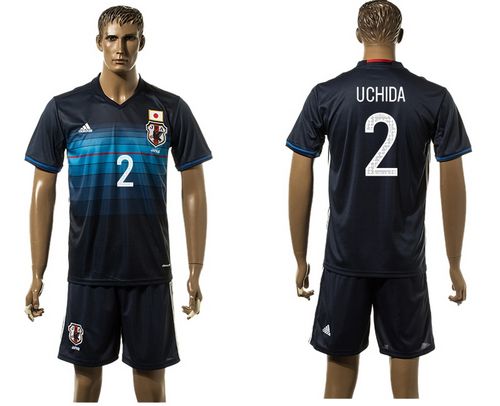Japan #2 Uchida Home Soccer Country Jersey
