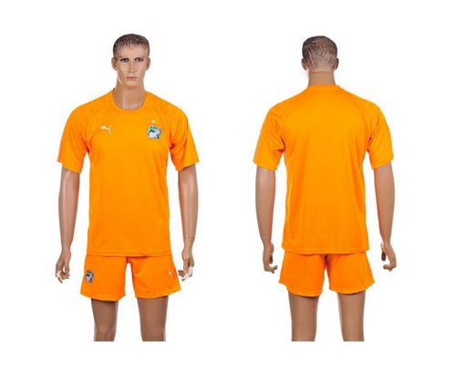 Cote d'lvoire Blank Home World Cup Soccer Country Jersey
