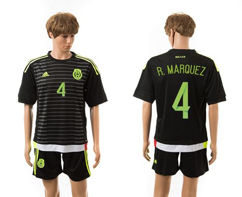 Mexico #4 R.Marquez Home Soccer Country Jersey