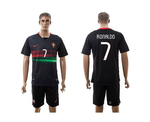 Portugal #7 Ronaldo Away Soccer Country Jersey