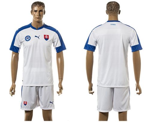 Slovakia Blank Home Soccer Country Jersey