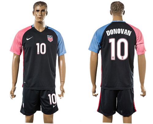 USA #10 Donovan Away Soccer Country Jersey