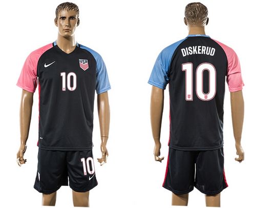 USA #10 Diskerud Away Soccer Country Jersey