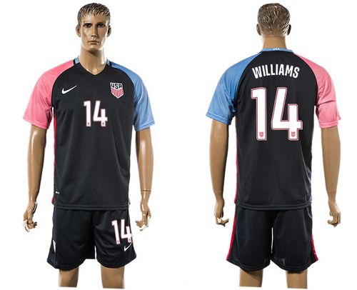 USA #14 Williams Away Soccer Country Jersey