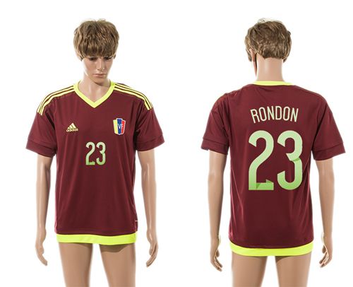 Venezuela #23 Rondon Home Soccer Country Jersey