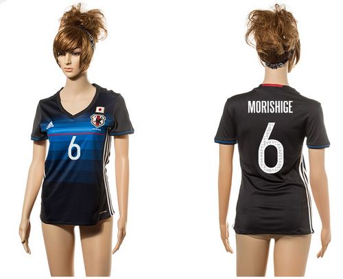 Women's Japan #6 Morishige Home Soccer Country Jersey