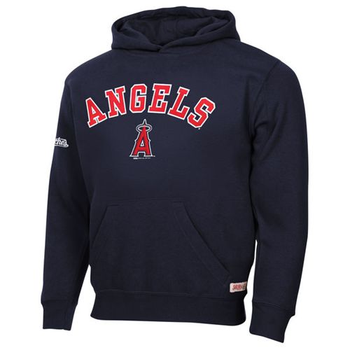 Los Angeles Angels of Anaheim Fastball Fleece Navy Blue Pullover MLB Hoodie