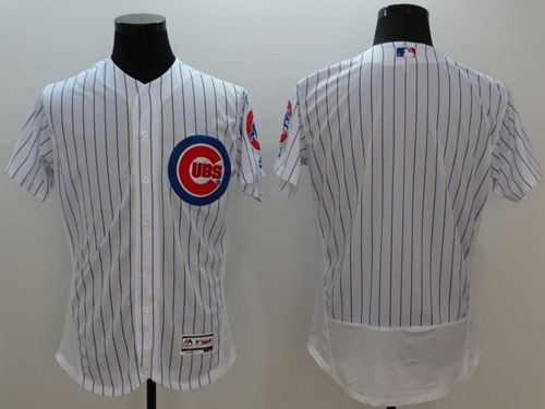 Cubs Blank White Flexbase Authentic Collection Stitched MLB Jersey