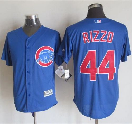 Cubs #44 Anthony Rizzo Blue New Cool Base Stitched MLB Jersey