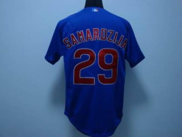 Cubs #29 Jeff Samardzija Stitched Blue MLB Jersey