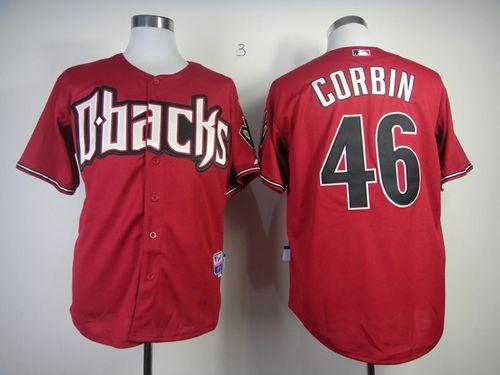 Diamondbacks #46 Patrick Corbin Red Cool Base Stitched MLB Jersey