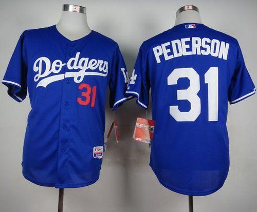 Dodgers #31 Joc Pederson Blue Cool Base Stitched MLB Jersey