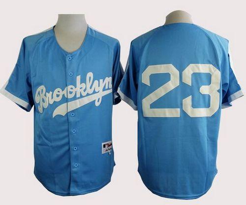 Dodgers #23 Adrian Gonzalez Light Blue Cooperstown Stitched MLB Jersey