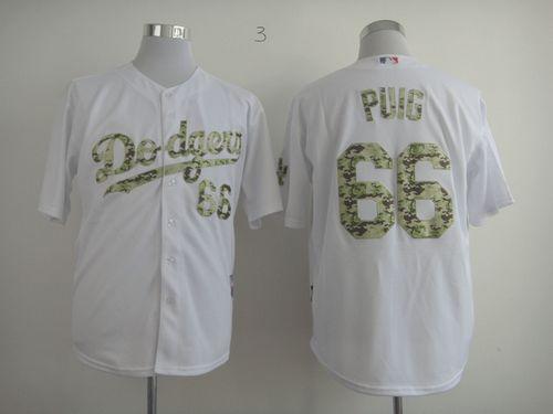 كم سعودي Dodgers #66 Yasiel Puig White USMC Cool Base Stitched MLB Jersey ... كم سعودي