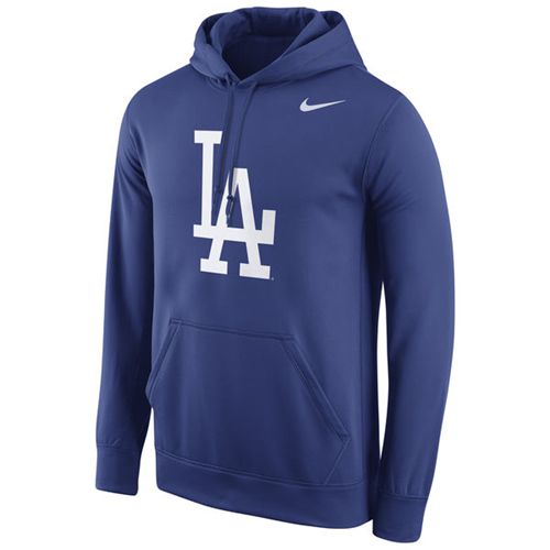 Los Angeles Dodgers  Logo Performance Pullover Royal MLB Hoodie