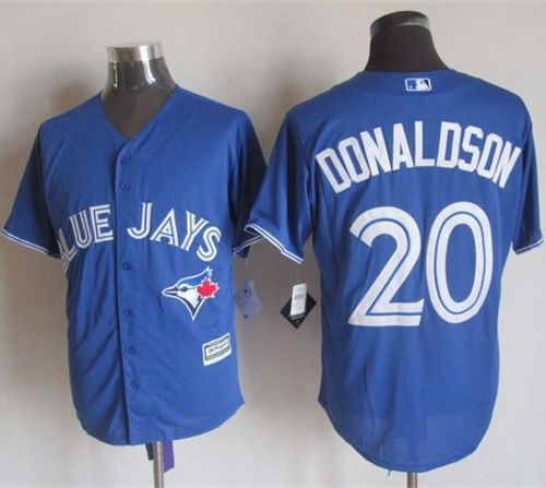 Blue Jays #20 Josh Donaldson Blue New Cool Base Stitched MLB Jersey