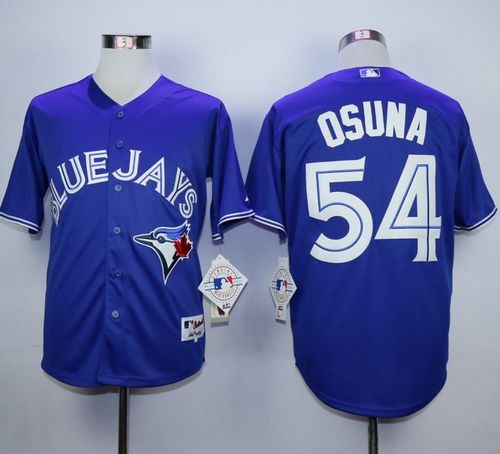 Blue Jays #54 Roberto Osuna Blue Alternate Stitched MLB Jersey