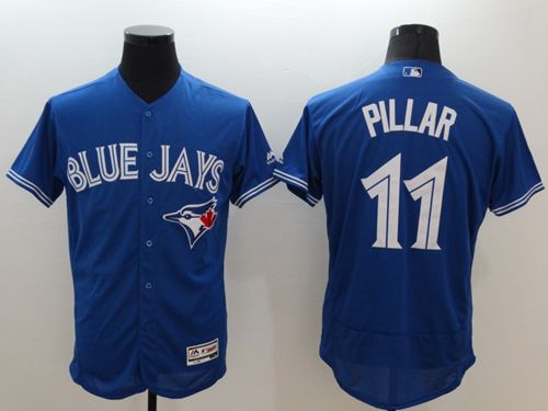 Blue Jays #11 Kevin Pillar Blue Flexbase Authentic Collection Stitched MLB Jersey