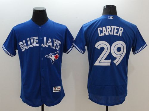 Blue Jays #29 Joe Carter Blue Flexbase Authentic Collection Stitched MLB Jersey