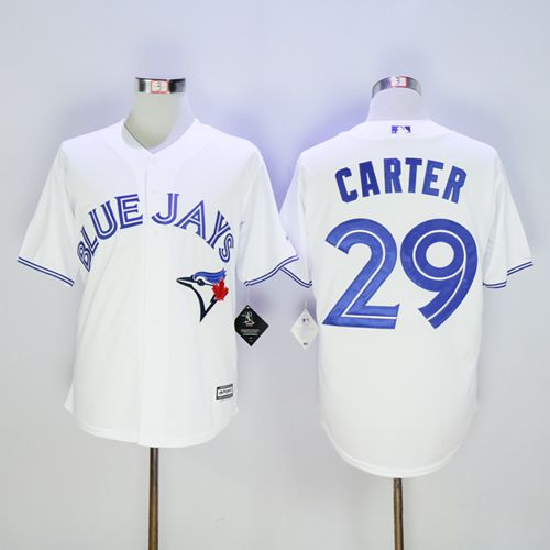 Blue Jays #29 Joe Carter White New Cool Base Stitched MLB Jersey