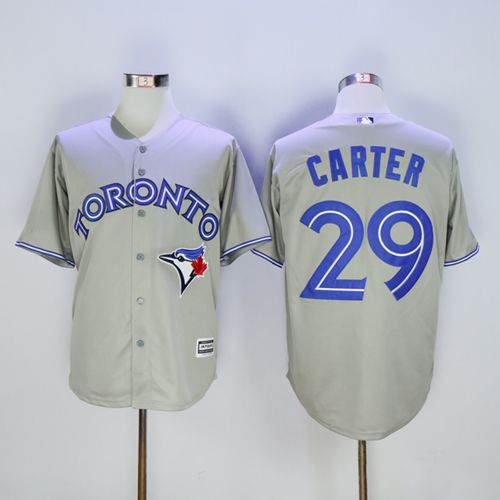 Blue Jays #29 Joe Carter Grey New Cool Base Stitched MLB Jersey