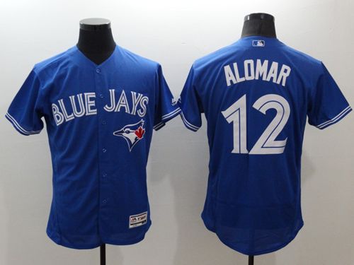 Blue Jays #12 Roberto Alomar Blue Flexbase Authentic Collection Stitched MLB Jersey