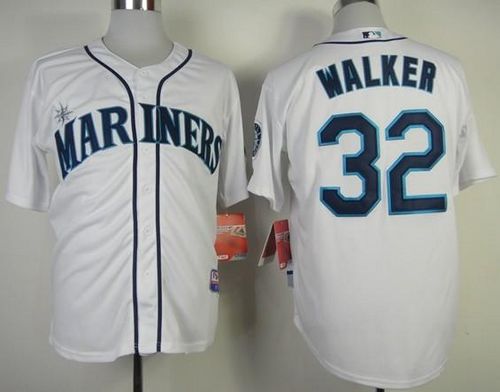 Mariners #32 Taijuan Walker White Cool Base Stitched MLB Jersey