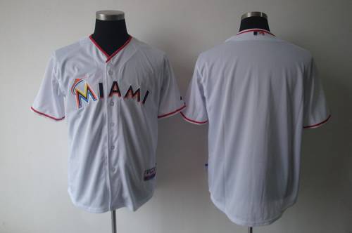 marlins #00 None Player White 2012 Home Stitched MLB Jersey
