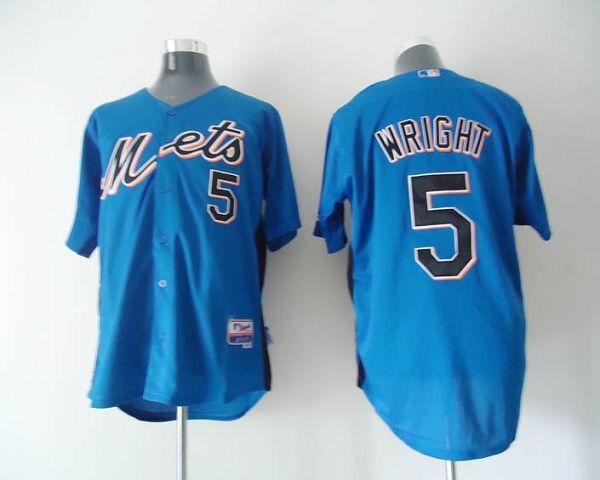 Mets #5 David Wright Navy Blue 2011 Cool Base BP Stitched MLB Jersey