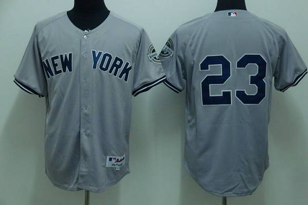 Yankees #23 Don Mattingly Stitched Grey Youth MLB Jersey