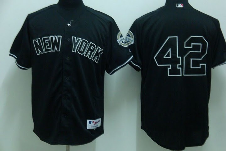 Yankees #42 Mariano Rivera Stitched Black Youth MLB Jersey
