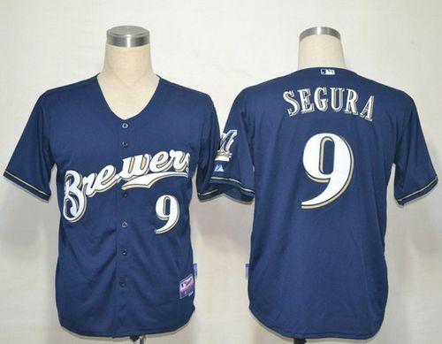 Brewers #9 Jean Segura Blue Cool Base Stitched Youth MLB Jersey