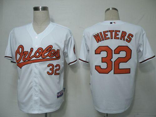Orioles #32 Matt Wieters White Cool Base Stitched Youth MLB Jersey