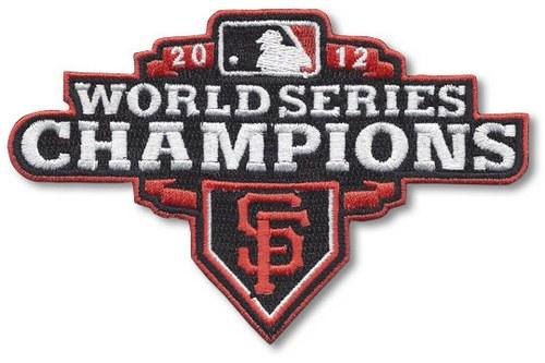 Stitched 2012 San Francisco Giants MLB World Series Champions Jersey Sleeve Patch