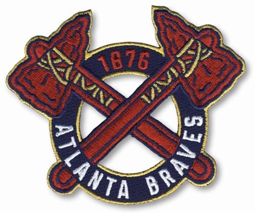 Stitched MLB Atlanta Braves Alternate Home Sleeve Patch