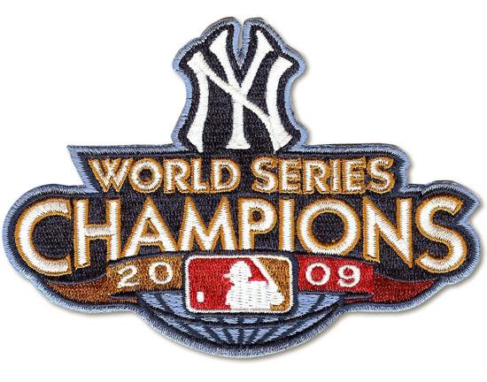 Stitched 2009 New York Yankees MLB World Series Champions Jersey Patch