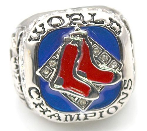 MLB Boston Red Sox World Champions Silver Ring_3