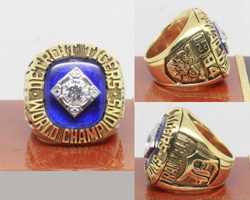 1984 MLB Championship Rings Detroit Tigers World Series Ring