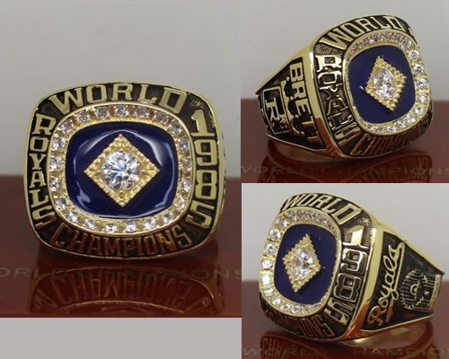 1985 MLB Championship Rings Kansas City Royals World Series Ring