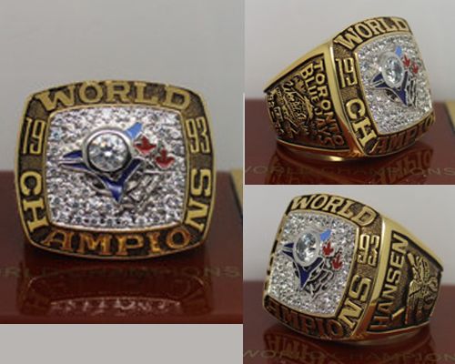 1993 MLB Championship Rings Toronto Blue Jays World Series Ring