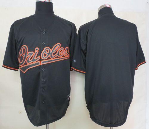 Orioles Blank Black Fashion Stitched MLB Jersey