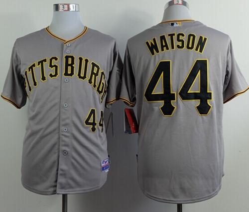 Pirates #44 Tony Watson Grey Cool Base Stitched MLB Jersey