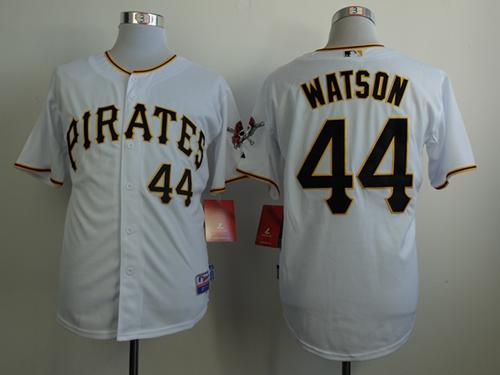 Pirates #44 Tony Watson White Cool Base Stitched MLB Jersey