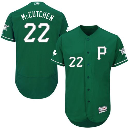 Pirates #22 Andrew McCutchen Green Celtic Flexbase Authentic Collection Stitched MLB Jersey