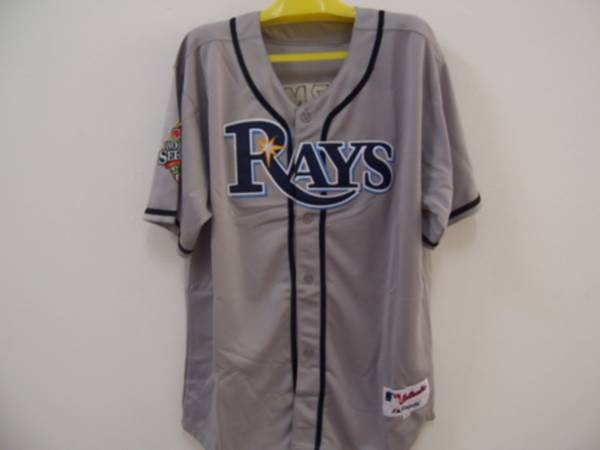 Rays #19 Scott Kazmir Stitched Grey MLB Jersey