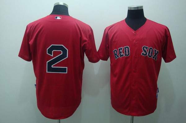 Red Sox #2 Jacoby Ellsbury Stitched Red MLB Jersey