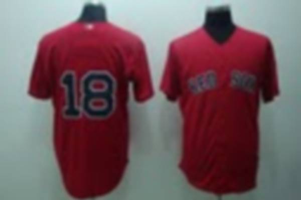 Red Sox #18 Matsuzake Daisuke Stitched Red MLB Jersey