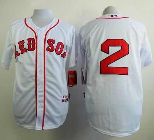 Red Sox #2 Xander Bogaerts White Cool Base Stitched MLB Jersey