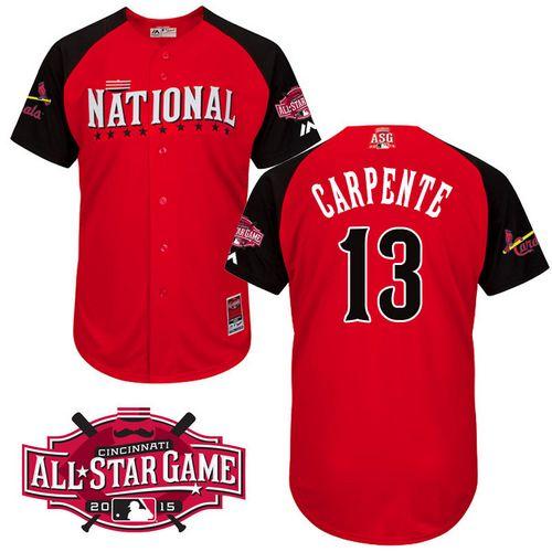 Cardinals #13 Matt Carpenter Red 2015 All Star National League Stitched MLB Jersey